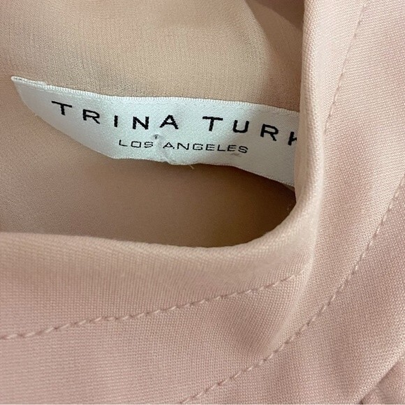 Trina Turk - Blush Pink Shift Dress - size 8 - Picture 3 of 4